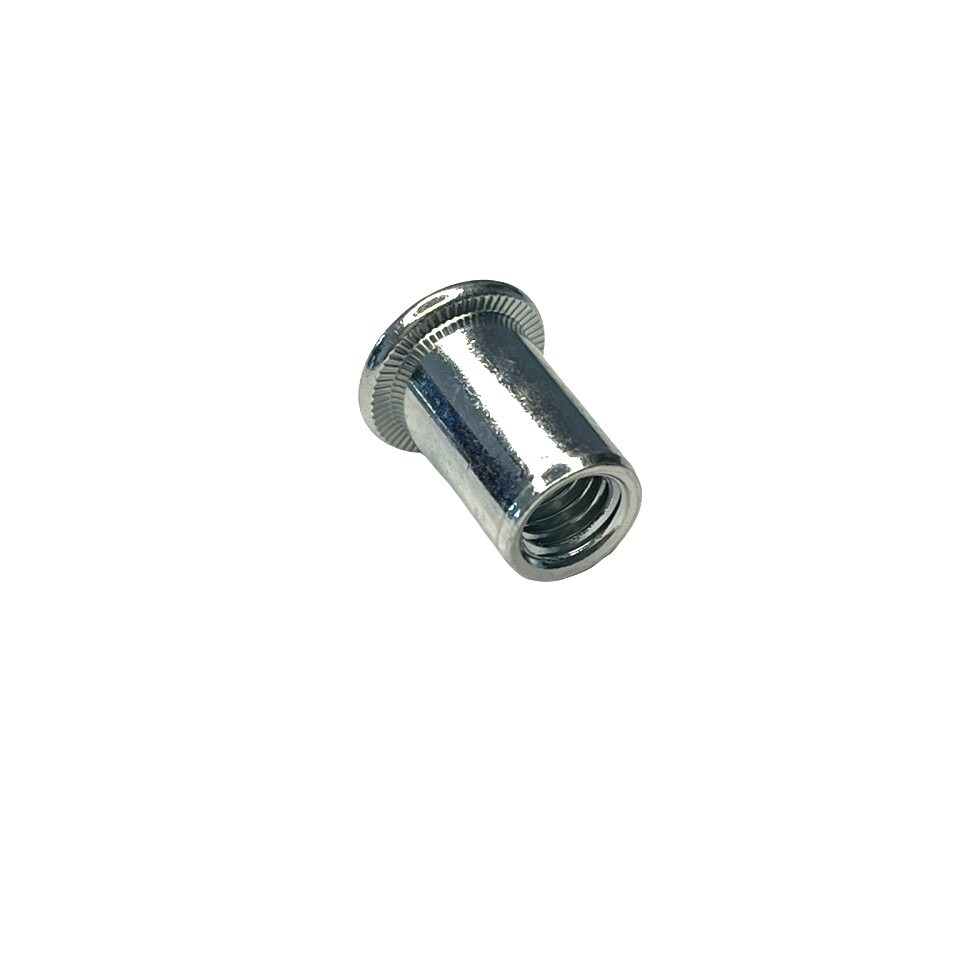 Round Body Plain Rivet Nut 8mm x 15.5mm(M8)|Steel|Flat Head|250pcs