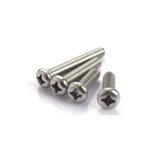 Pan Head With Cross Recess Screw 8mm x 25mm(M8)|Carbon Steel/Zinc|Pan Head|150pcs