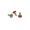 Panelok bolt with Red Rub Washer 8mm x 25mm(M8)|Carbon Steel|Large Frange Head|250pcs - Image 2